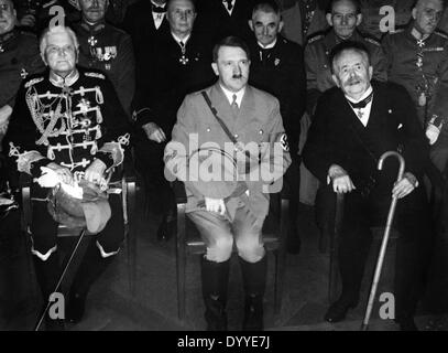 Adolf Hitler bei Brzeziny Feier, 1934 Stockfoto