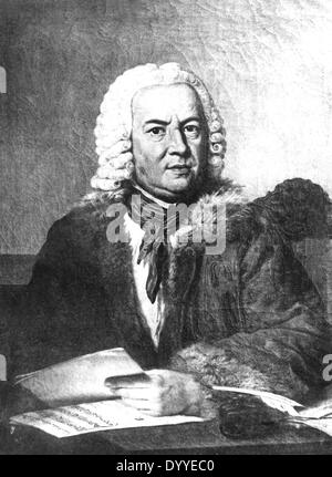 Johann Sebastian Bach Stockfoto