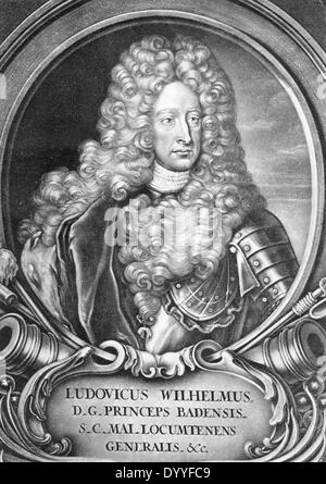 Ludwig-Wilhelm ich. Stockfoto