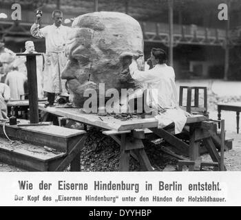 Herstellung der eisernen Hindenburg, 1915 Stockfoto