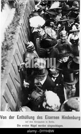 Einweihung des Eisernen Hindenburg, 1915 Stockfoto