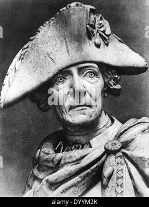 Friedrich II. der große Stockfoto