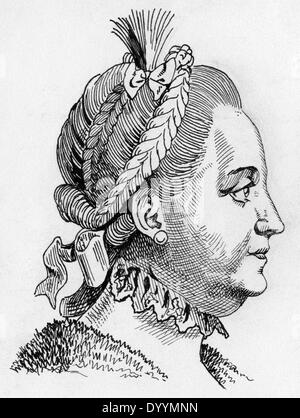 Katharina II. die Grosse Stockfoto