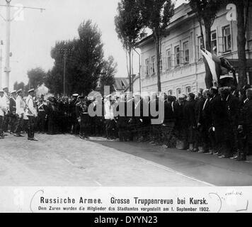 Zar Nikolaus II. in Kursk, 1902 Stockfoto