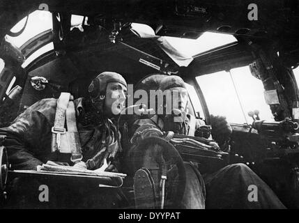 Deutsche Bomber Crew, 1941-1945 Stockfoto