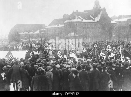 Der erste NSDAP Parteitag in München, 1923 Stockfoto