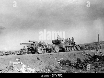 Militäraktion an der ägyptischen Grenze, Schlacht von El Alamein 1942 Stockfoto