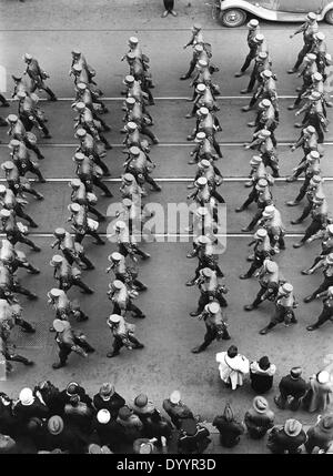 SA-Parade bei der NSDAP-Ralley "Ralley des Sieges", 1933 Stockfoto