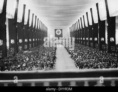 NSDAP-Parteitag in der Luitpoldhalle, 1933 Stockfoto