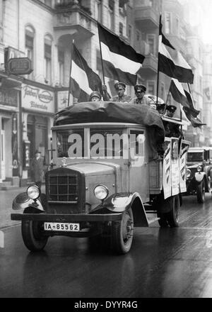 Deutsche nationale Propaganda-Kampagne, 1933 Stockfoto