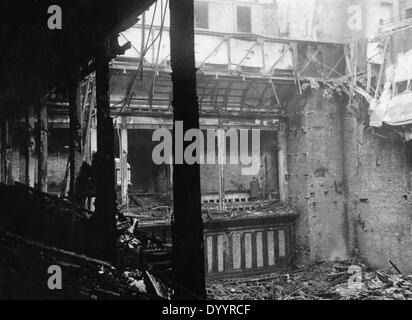 Plenarsaal im ausgebrannten Reichstag, 1933 Stockfoto