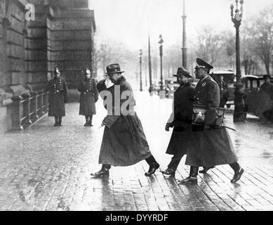 Hermann Goering während dem Reichstagsbrand Prozess in Berlin, 1933 Stockfoto