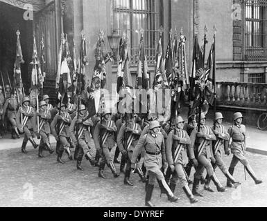 Militärparade auf dem Tag von Potsdam, 1933 Stockfoto