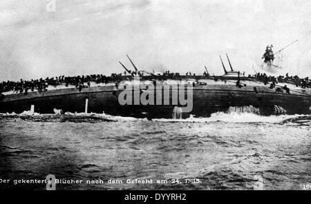 SMS Blücher Kentern, 1915 Stockfoto