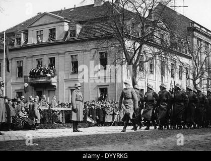 Militärparade auf dem Tag von Potsdam, 1933 Stockfoto