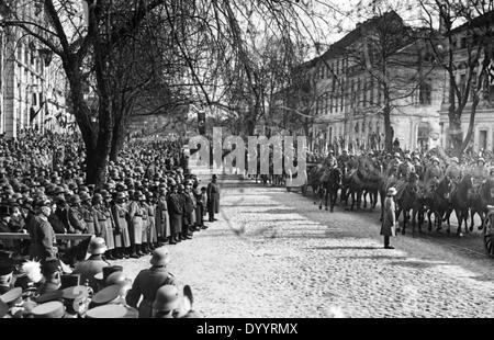 Militärparade der Reich-Verteidigung am "Tag von Potsdam", 1933 Stockfoto