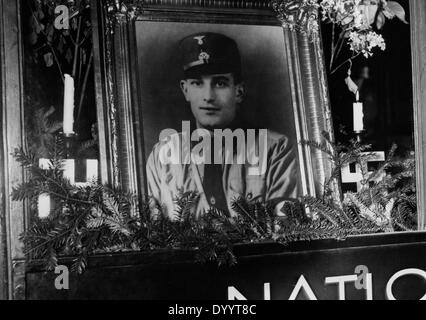 Denkmal für SS-Mann Eduard Felsen, 1933 Stockfoto