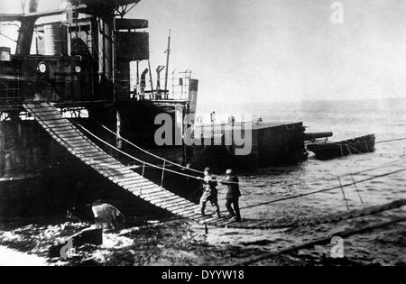 Hebung der SMS Hindenburg, 1930 Stockfoto