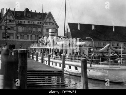 Boot auf dem Bodensee Stockfoto