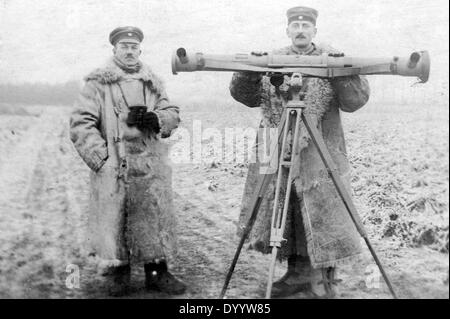 Deutsche Soldaten an der Westfront 1918 Stockfoto