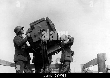 Deutsche Anti-Aircraft Kriegsführung, 1918 Stockfoto