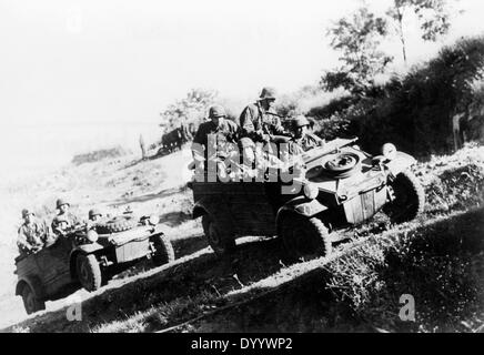 Volkswagen Kübelwagen an der Ostfront, 1941 Stockfoto