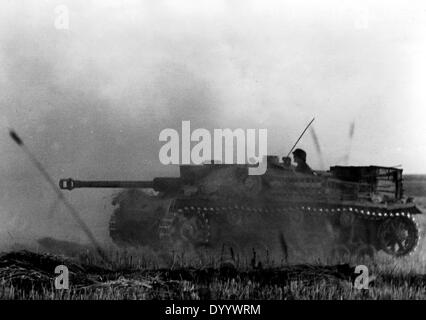 Deutsche StuG III an der Ostfront 1943 Stockfoto