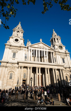 St. Pauls Cathedral in London Vereinigtes Königreich Stockfoto