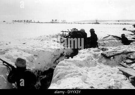 Im Winter 1942 kämpfen Stockfoto