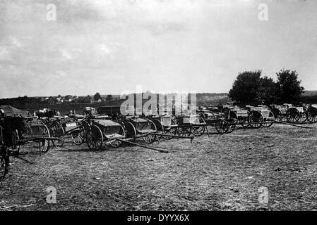 Kriegsbeute von der Schlacht von Tannenberg, 1914 Stockfoto