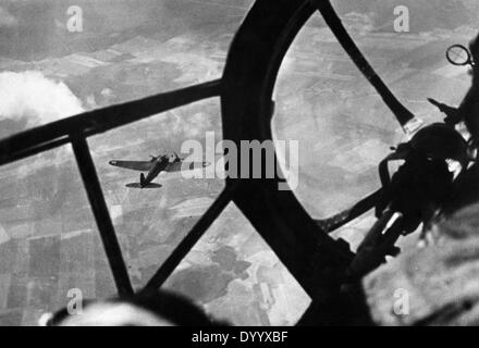 Deutsche Bomber über Polen Stockfoto