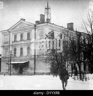 Verhandlungen, die Gebäude für den Vertrag von Brest-Litowsk, 1918 Stockfoto