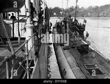 Deutsche u-Boot, 1918 Stockfoto