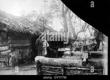 Dienstort in Deutsch-Ostafrika im ersten Weltkrieg Stockfoto