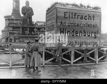 Box mit Krieg Spenden in Berlin, 1916 Stockfoto