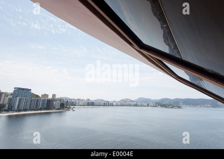 Niterói, vom MAC aus gesehen Stockfoto