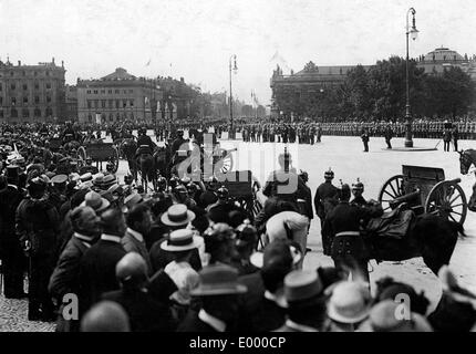 Präsentation von Kriegstrophäen, 1914 Stockfoto