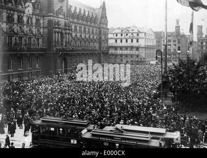 Siegesfeier in Hamburg, 1916 Stockfoto