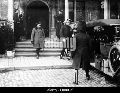 Besuch des englischen Königs in Belgien Stockfoto