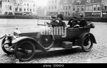 Besuch des englischen Königs in Belgien Stockfoto