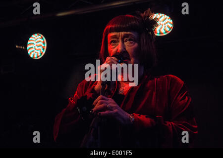 Turin, Italien. 27. April 2014. Das Jimmy Cobb italienische Trio mit der Sängerin Sheila Jordan, spielte live im Jazz Club, während die Turin jazz Festival 2014. Bildnachweis: Pazifische Presse/Alamy Live-Nachrichten Stockfoto