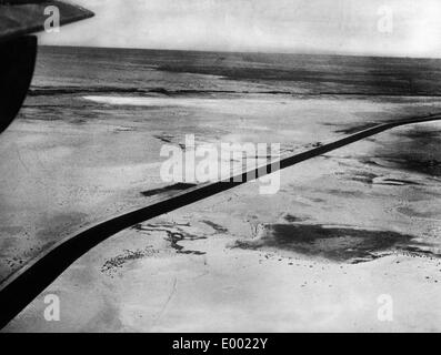 Der Suez-Kanal Stockfoto