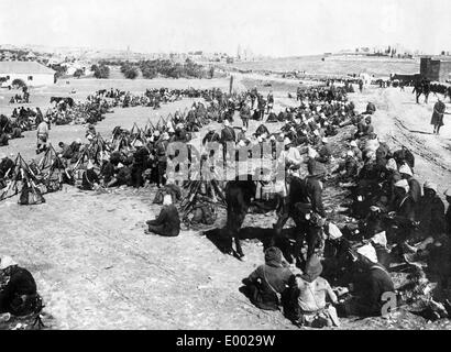 Kriegslager im Heiligen Land, 1915 Stockfoto