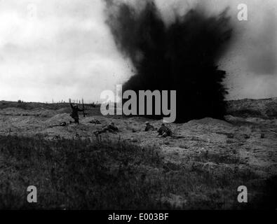 Schlachtfeld in der Nähe von Fort Douaumont, 1916 Stockfoto