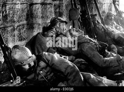 Filmszene aus "Das Ringen um Verdun", 1934 Stockfoto