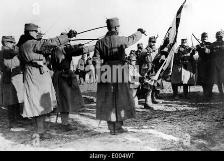 Weihe der Fahne der österreichisch-ungarischen Armee, 1914 Stockfoto