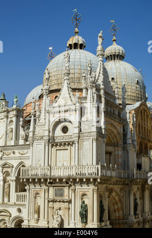 Basilika St. Marco in Venedig Stockfoto