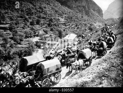 Österreich-ungarischen Truppen an der Ostfront, 1916 Stockfoto