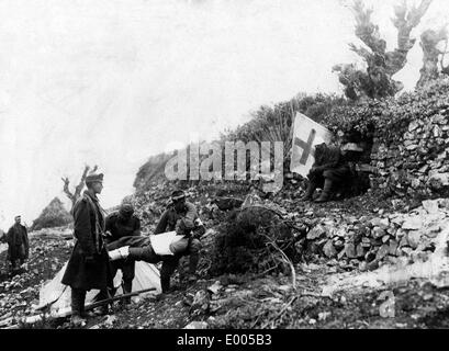 Feldlazarett hinter der Balkan Front, 1915 Stockfoto