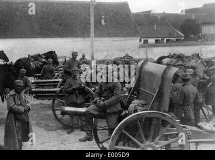 Erfassten Artillerie, 1916 Stockfoto